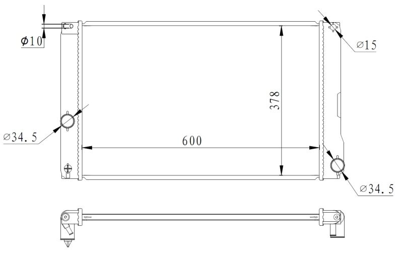 NRF 550008 Radiator, engine cooling