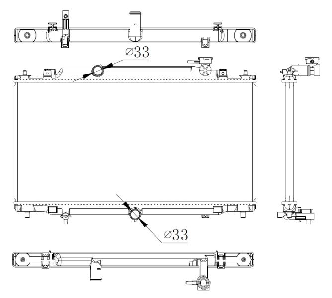 NRF 550012 Radiator, engine cooling