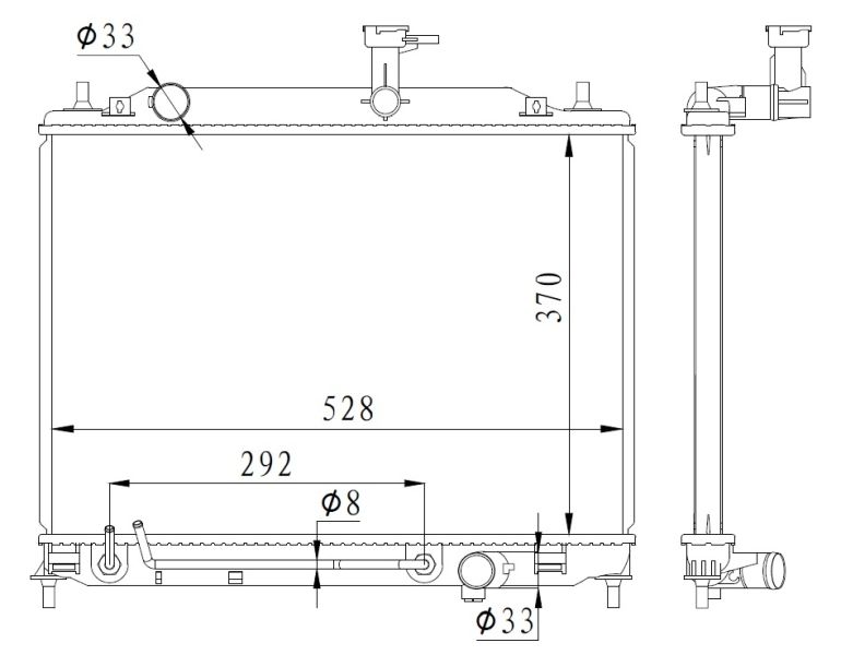 NRF 550015 Radiator, engine cooling