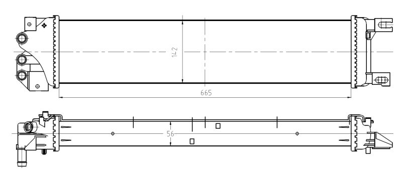 NRF 550026 Radiator, engine cooling