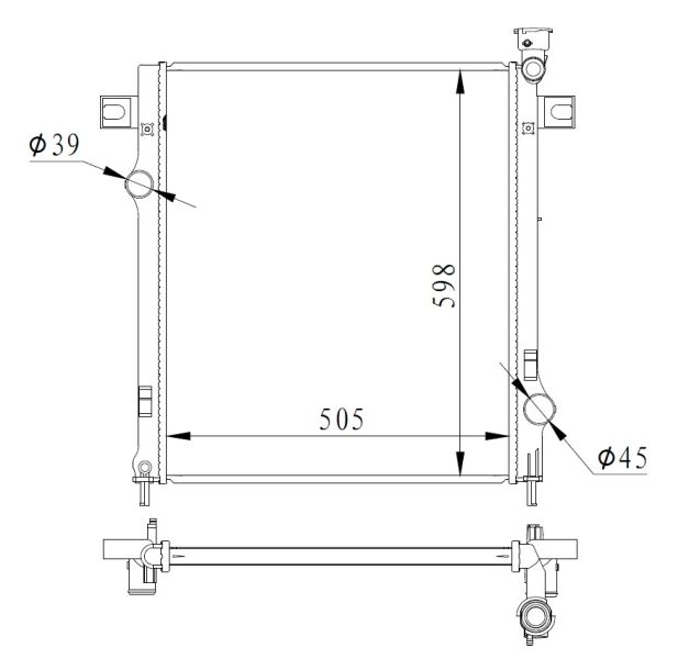 NRF 550037 Radiator, engine cooling