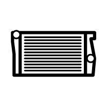 Radiator, engine cooling NRF 550199