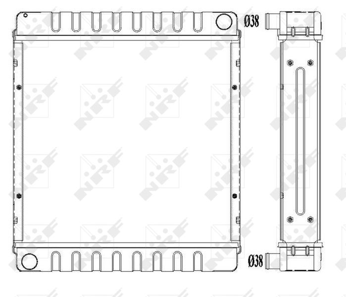 NRF 55312 Radiator, engine cooling