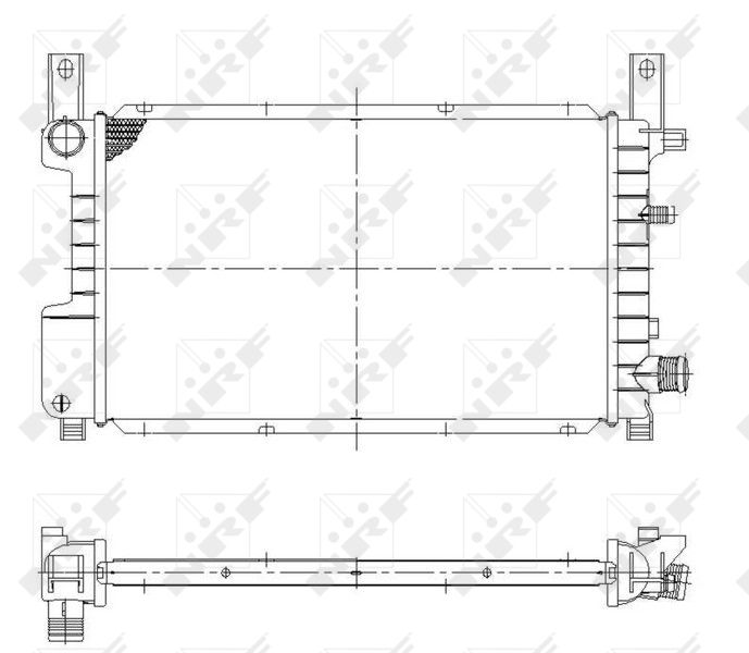 NRF 55314 Radiator, engine cooling