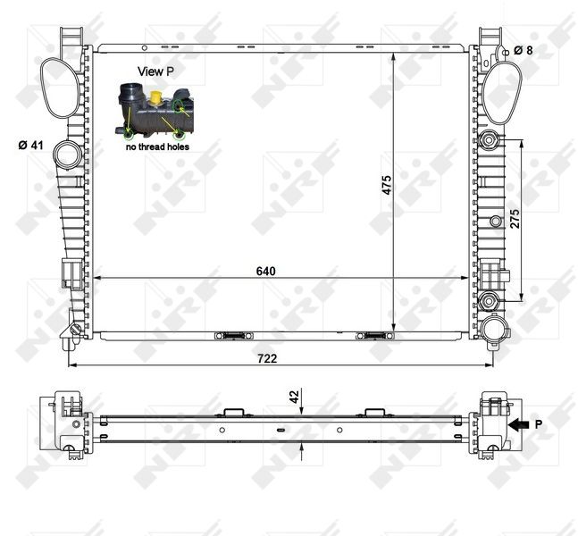 NRF 55325 Radiator, engine cooling