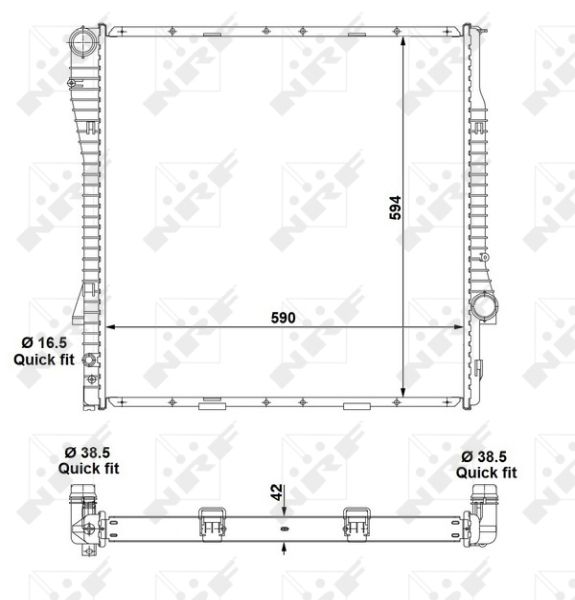 NRF 55328 Radiator, engine cooling
