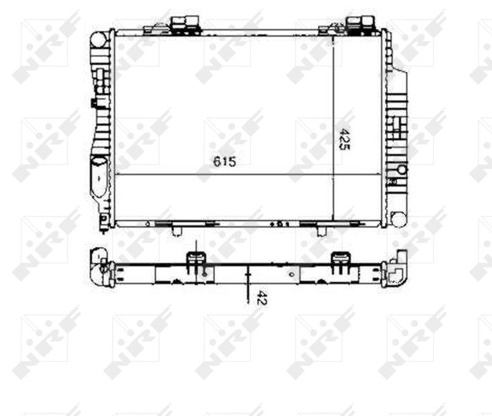 NRF 55333 Radiator, engine cooling