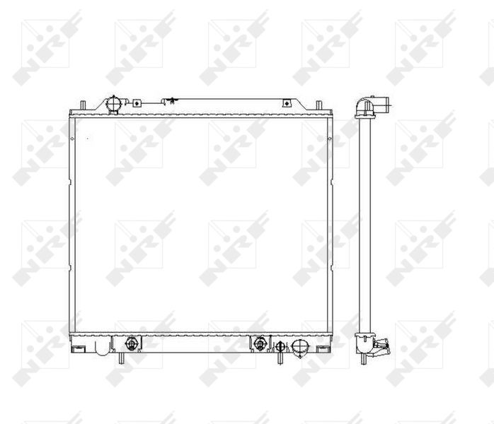 NRF 55343 Radiator, engine cooling