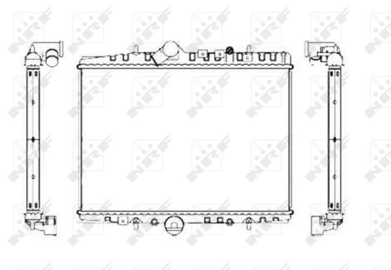 NRF 55346 Radiator, engine cooling
