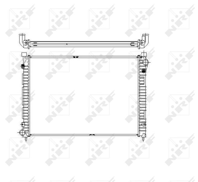 NRF 55444 Radiator, engine cooling
