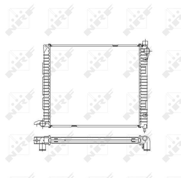 NRF 55445 Radiator, engine cooling