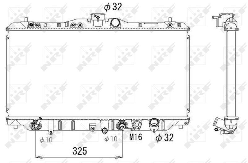 NRF 556708 Radiator, engine cooling