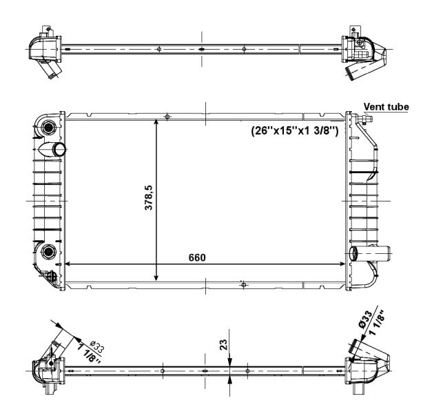 NRF 56005 Radiator, engine cooling