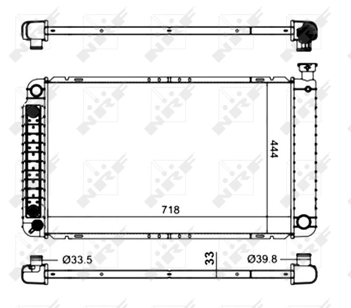 NRF 56013 Radiator, engine cooling