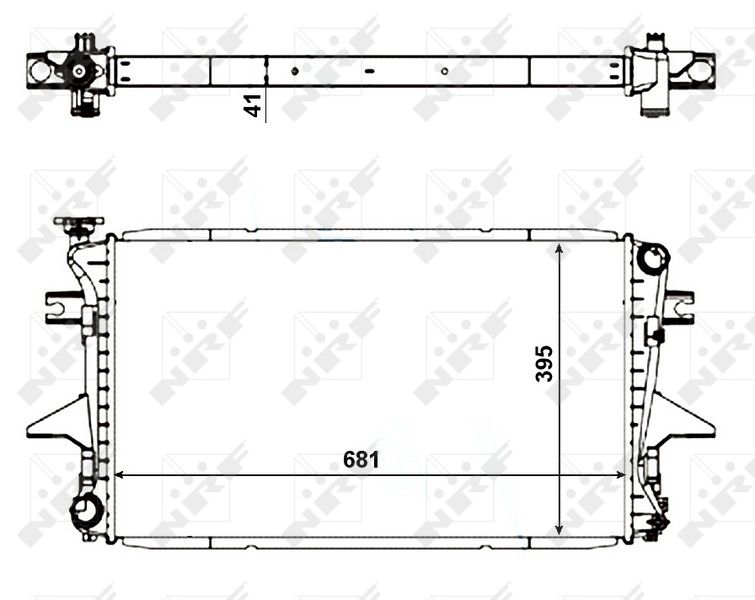 NRF 56061 Radiator, engine cooling