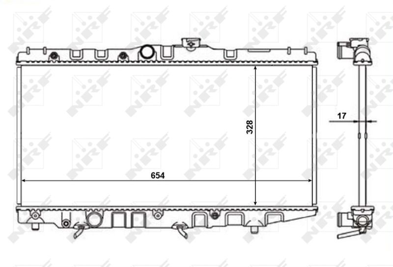 NRF 56110 Radiator, engine cooling