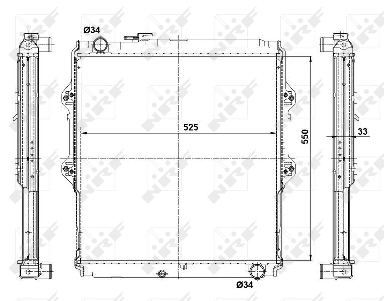 NRF 56115 Radiator, engine cooling