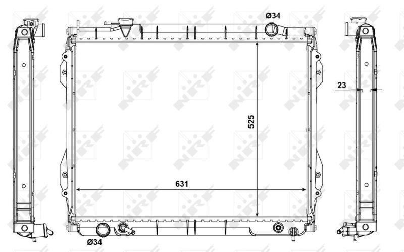NRF 56120 Radiator, engine cooling