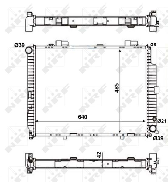 NRF 56140 Radiator, engine cooling