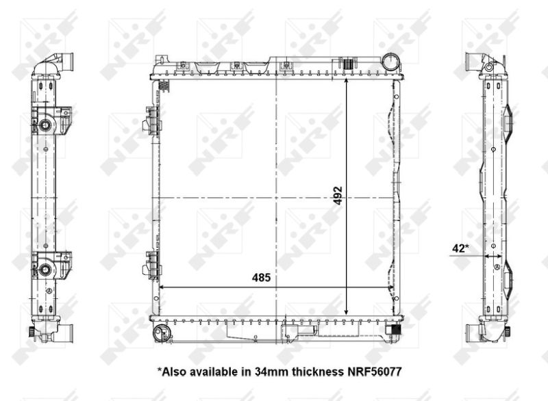 NRF 56141 Radiator, engine cooling