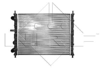 Radiator, engine cooling NRF 58017
