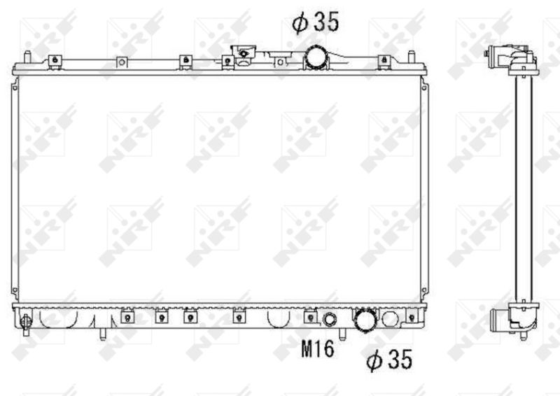 NRF 58182 Radiator, engine cooling