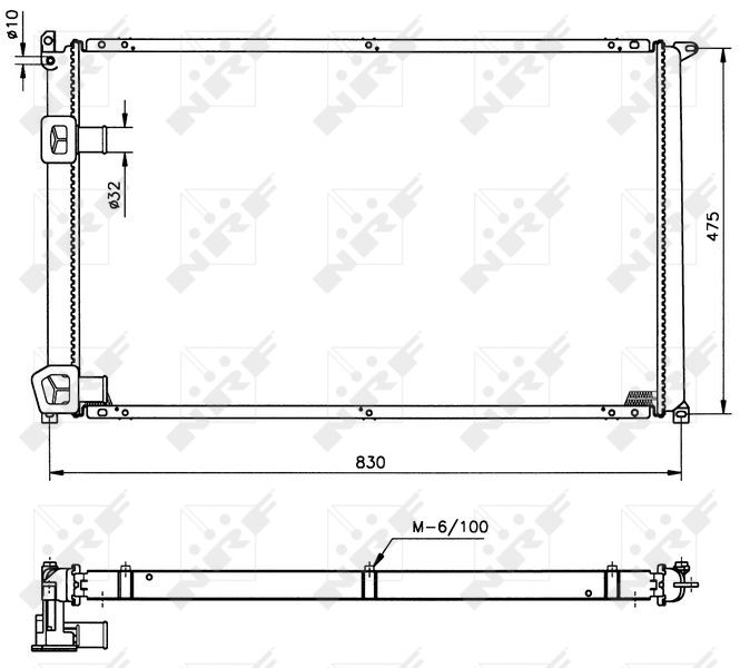 NRF 58212 Radiator, engine cooling