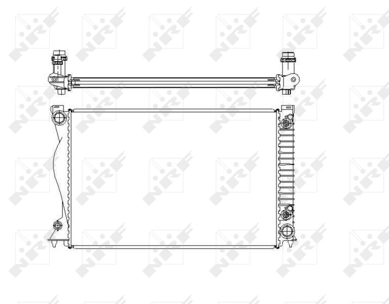 NRF 58220 Radiator, engine cooling