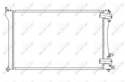 Radiator, engine cooling NRF 58251