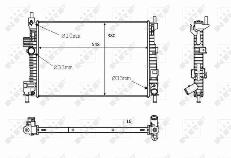 NRF 58289 Radiator, engine cooling
