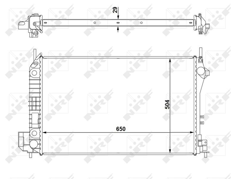 NRF 58294 Radiator, engine cooling