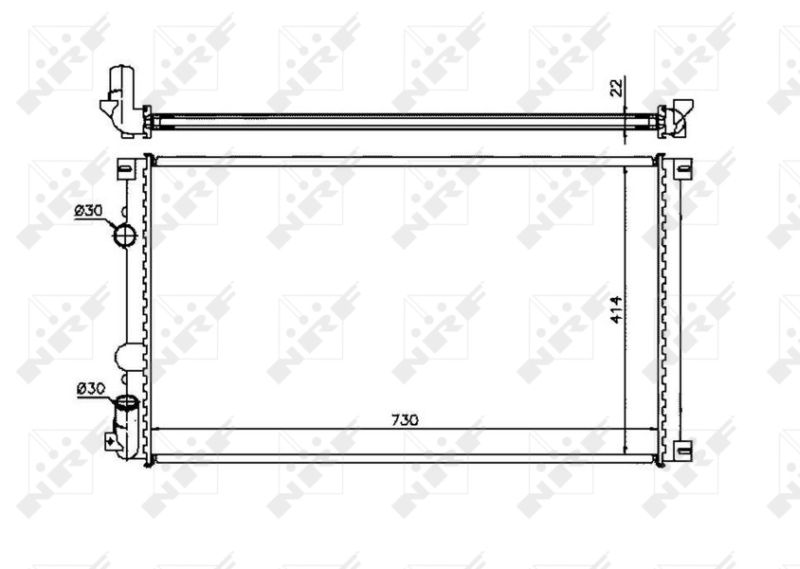 NRF 58321 Radiator, engine cooling