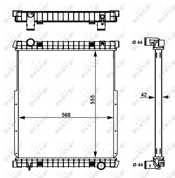 NRF 58377 Radiator, engine cooling