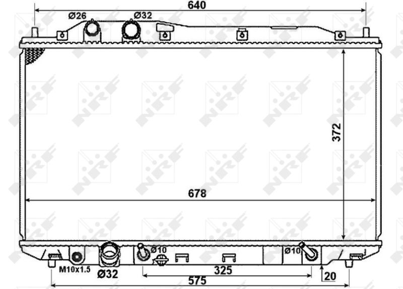 NRF 58379 Radiator, engine cooling
