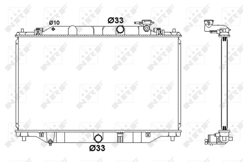 NRF 58416 Radiator, engine cooling
