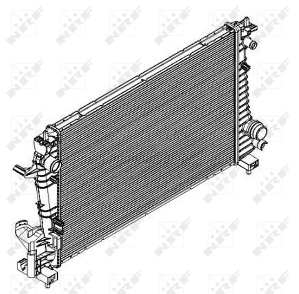 NRF 58426 Radiator, engine cooling