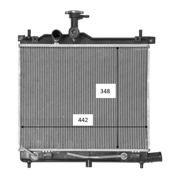 NRF 58460 Radiator, engine cooling