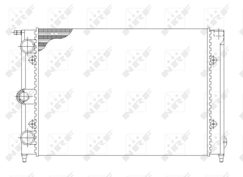NRF 58697 Radiator, engine cooling