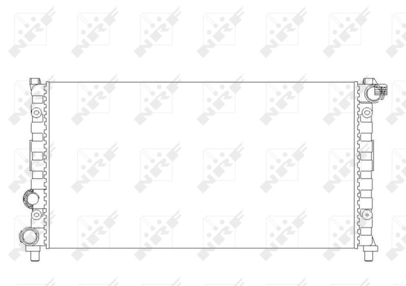 NRF 58765 Radiator, engine cooling