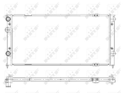Radiator, engine cooling NRF 58929