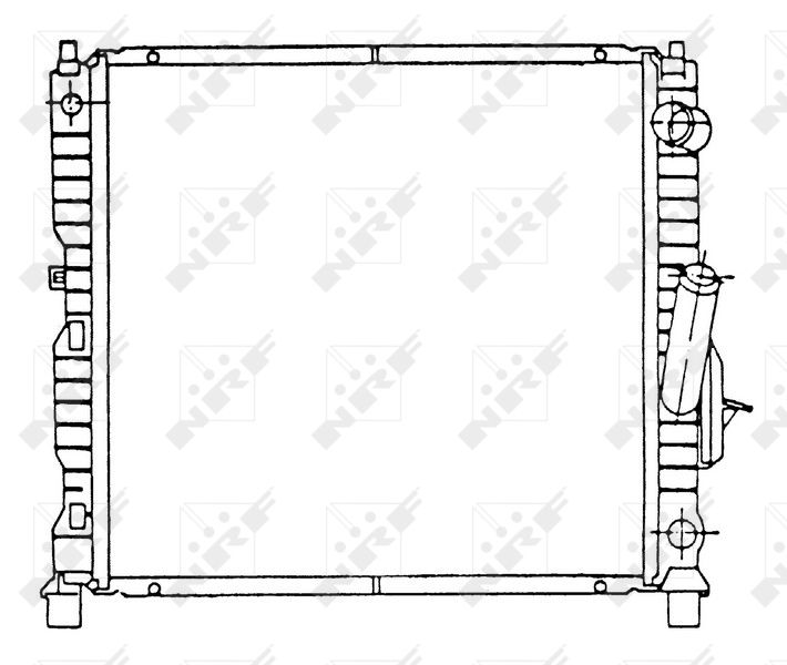 NRF 58942 Radiator, engine cooling