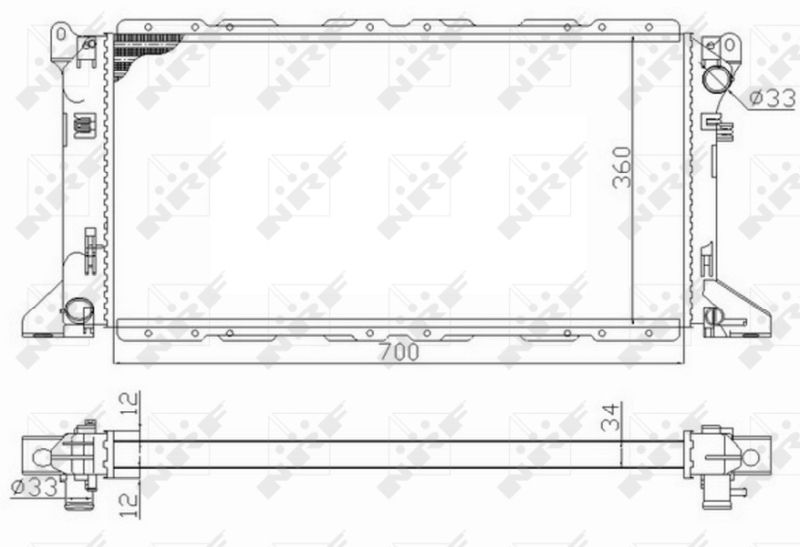 NRF 59013 Radiator, engine cooling