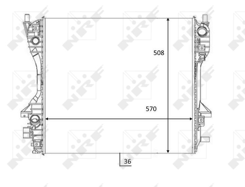 NRF 59060 Radiator, engine cooling