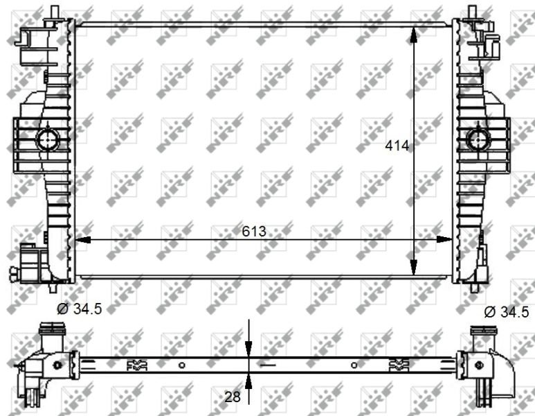 NRF 59139 Radiator, engine cooling
