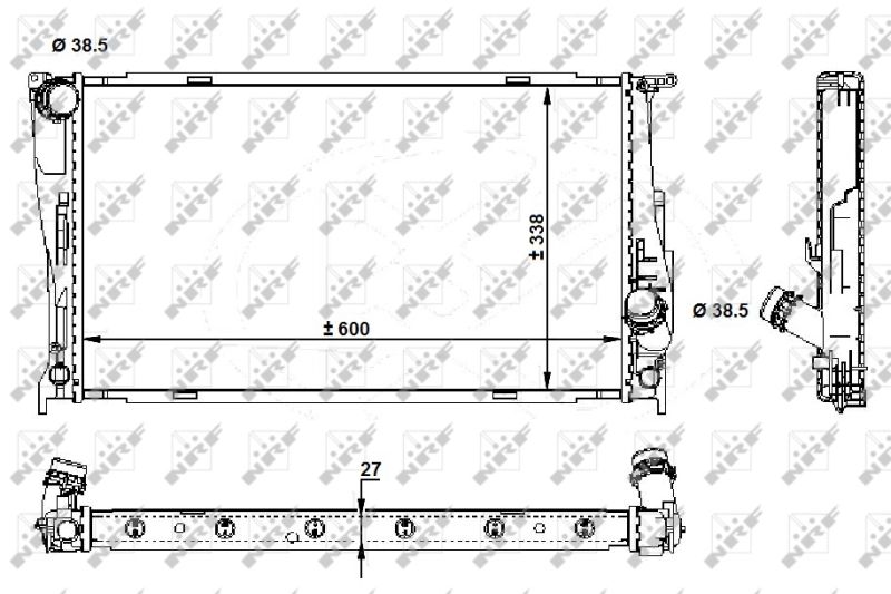 NRF 59210 Radiator, engine cooling