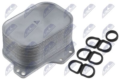 Oil Cooler, engine oil NTY CCL-AU-069