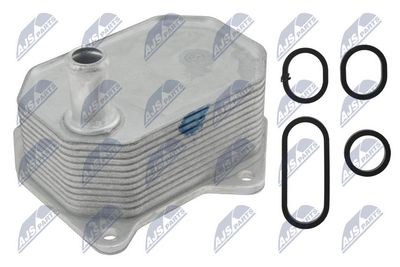 Oil Cooler, engine oil NTY CCL-FR-019