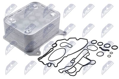 Oil Cooler, engine oil NTY CCL-FR-027