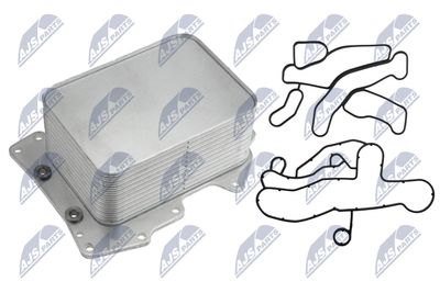 Oil Cooler, engine oil NTY CCL-LR-016