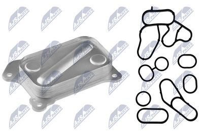 Oil Cooler, engine oil NTY CCL-PL-002